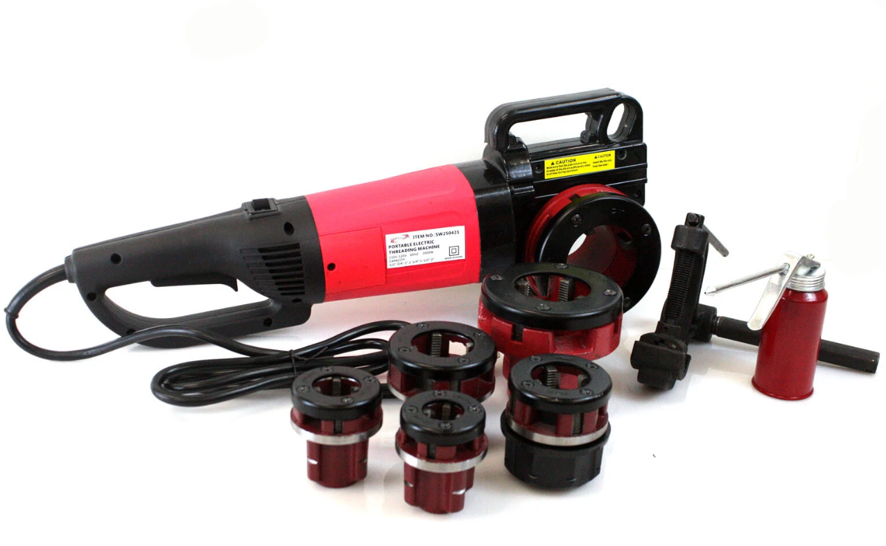 Portable Pipe Threading Machine