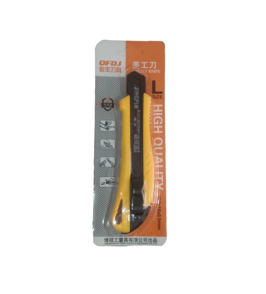 CUTTING KNIFE 18MM ORANGE